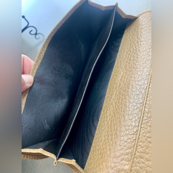 GUCCI Pebbled Leather Jackie Wallet w/ Horsebit Clasp - Picture 6 of 8